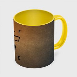 Кружка 3D HALF-LIFE, цвет: 3D-белый + желтый