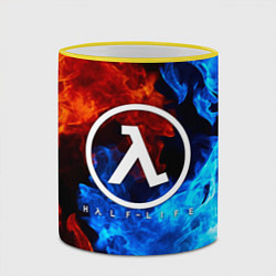 Кружка 3D HALF-LIFE, цвет: 3D-желтый кант — фото 2