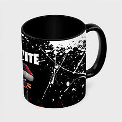 Кружка 3D FORTNITE IKONIK, цвет: 3D-белый + черный