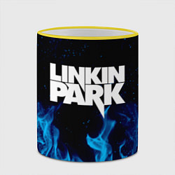 Кружка 3D LINKIN PARK, цвет: 3D-желтый кант — фото 2