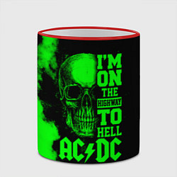 Кружка 3D I'm on the highway to hell ACDC, цвет: 3D-красный кант — фото 2