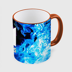 Кружка 3D BTS, цвет: 3D-оранжевый кант