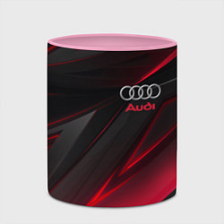 Кружка 3D AUDI, цвет: 3D-белый + розовый — фото 2
