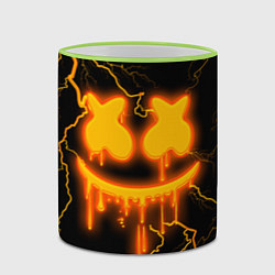 Кружка 3D Marshmello, цвет: 3D-светло-зеленый кант — фото 2