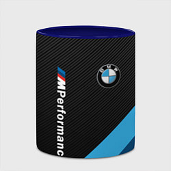 Кружка 3D BMW M PERFORMANCE, цвет: 3D-белый + синий — фото 2