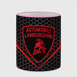 Кружка 3D Lamborghini, цвет: 3D-розовый кант — фото 2
