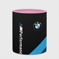 Кружка 3D BMW M PERFORMANCE, цвет: 3D-белый + розовый — фото 2