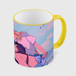 Кружка 3D SAILOR MOON, цвет: 3D-желтый кант