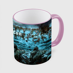 Кружка 3D Sabaton, цвет: 3D-розовый кант