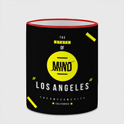 Кружка 3D Off-White: Los Angeles, цвет: 3D-красный кант — фото 2