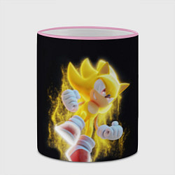 Кружка 3D Sonic, цвет: 3D-розовый кант — фото 2