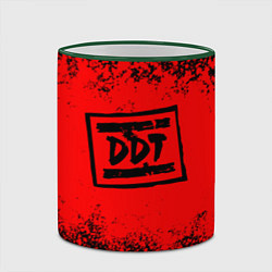 Кружка 3D ДДТ Лого, цвет: 3D-зеленый кант — фото 2