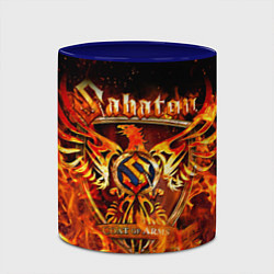 Кружка 3D SABATON, цвет: 3D-белый + синий — фото 2