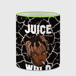 Кружка 3D Juice WRLD, цвет: 3D-светло-зеленый кант — фото 2