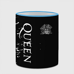 Кружка 3D QUEEN, цвет: 3D-небесно-голубой кант — фото 2