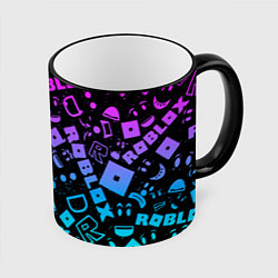 Кружка 3D Roblox цвета 3D-черный кант — фото 1