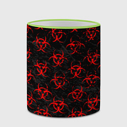 Кружка 3D RED BIOHAZARD, цвет: 3D-светло-зеленый кант — фото 2