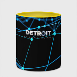 Кружка 3D Detroit:Become Human, цвет: 3D-белый + желтый — фото 2