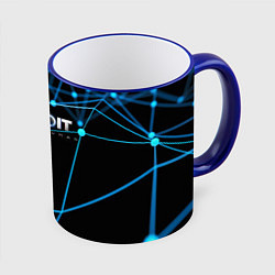 Кружка 3D Detroit:Become Human, цвет: 3D-синий кант