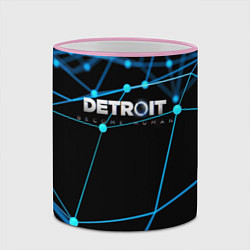 Кружка 3D Detroit:Become Human, цвет: 3D-розовый кант — фото 2