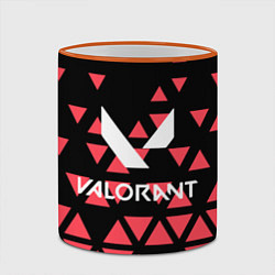 Кружка 3D Valorant, цвет: 3D-оранжевый кант — фото 2