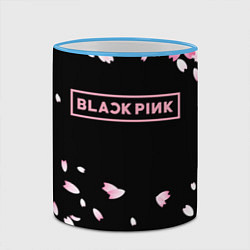 Кружка 3D BLACKPINK, цвет: 3D-небесно-голубой кант — фото 2