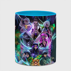 Кружка 3D KIMETSU NO YAIBA, цвет: 3D-белый + небесно-голубой — фото 2