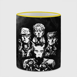 Кружка 3D JOJOS BIZARRE ADVENTURE, цвет: 3D-желтый кант — фото 2