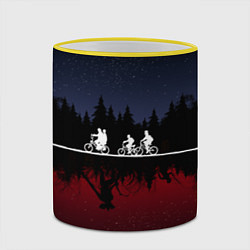 Кружка 3D Очень странные дела, цвет: 3D-желтый кант — фото 2