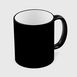 Кружка 3D BLACK YELLOW, цвет: 3D-черный кант