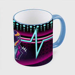 Кружка цветная НЕОНОВЫЙ ГОНЩИК