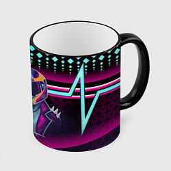 Кружка цветная НЕОНОВЫЙ ГОНЩИК