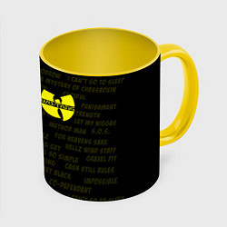 Кружка 3D WU-TANG CLAN, цвет: 3D-белый + желтый