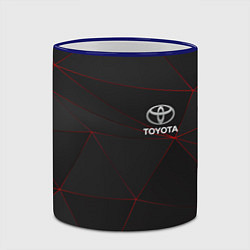 Кружка 3D TOYOTA, цвет: 3D-синий кант — фото 2