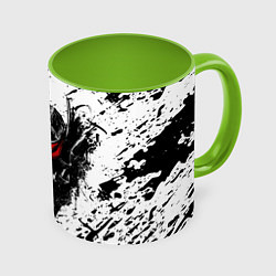 Кружка 3D BERSERK, цвет: 3D-белый + светло-зеленый