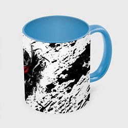 Кружка 3D BERSERK, цвет: 3D-белый + небесно-голубой