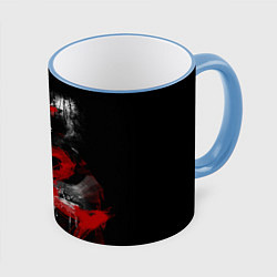 Кружка 3D TOKYO GHOUL, цвет: 3D-небесно-голубой кант