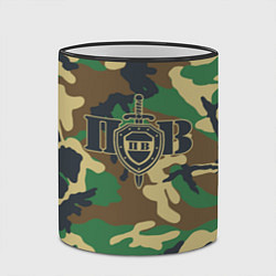 Кружка 3D Пограничные Войска камуфляж, цвет: 3D-черный кант — фото 2