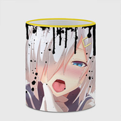 Кружка 3D AHEGAO, цвет: 3D-желтый кант — фото 2