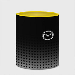 Кружка 3D Mazda, цвет: 3D-белый + желтый — фото 2