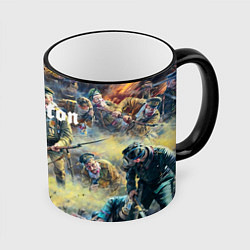 Кружка 3D Sabaton, цвет: 3D-черный кант