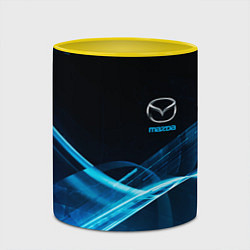 Кружка 3D MAZDA, цвет: 3D-белый + желтый — фото 2