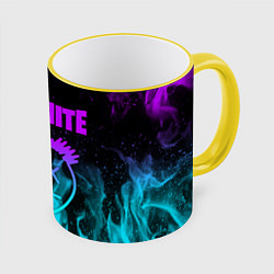 Кружка 3D FORTNITE X TRAVIS SCOTT, цвет: 3D-желтый кант