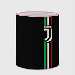 Кружка 3D JUVENTUS, цвет: 3D-розовый кант — фото 2