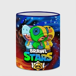 Кружка 3D BRAWL STARS LEON SKINS, цвет: 3D-синий кант — фото 2