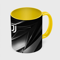 Кружка 3D JUVENTUS, цвет: 3D-белый + желтый