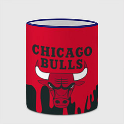Кружка 3D Chicago Bulls, цвет: 3D-синий кант — фото 2