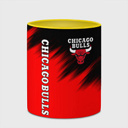 Кружка 3D CHICAGO BULLS, цвет: 3D-белый + желтый — фото 2