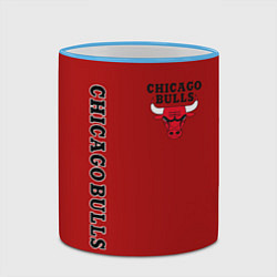 Кружка 3D CHICAGO BULLS, цвет: 3D-небесно-голубой кант — фото 2