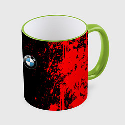 Кружка 3D BMW, цвет: 3D-светло-зеленый кант